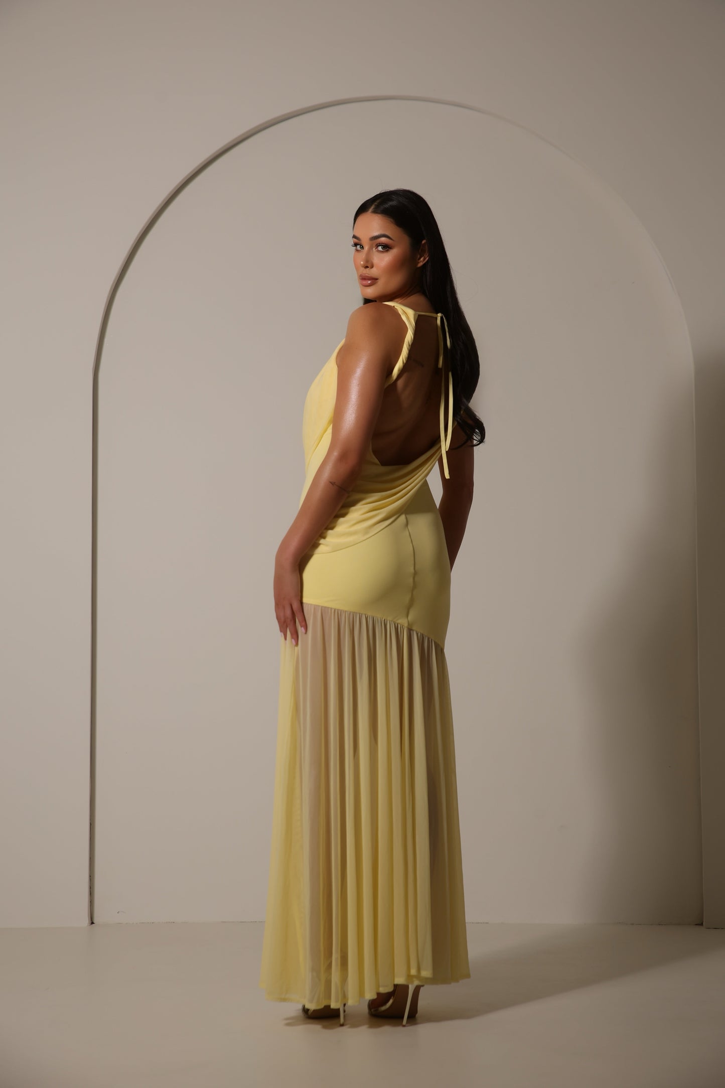 ORANIA DRESS - BUTTER YELLOW (PRE ORDER) ElevenLabel